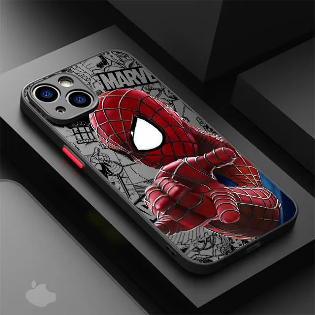 Marvel Spider-Man Venom Cover Phone Case for iPhone 13 Pro Matte Hard Shell