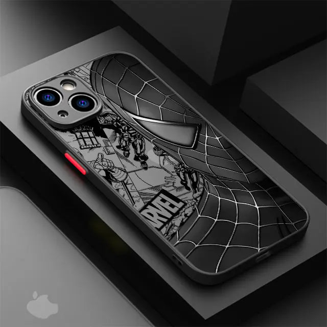 Marvel Spider-Man Venom Cover Phone Case for iPhone 13 Pro Matte Hard Shell