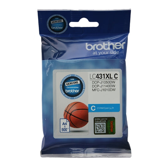 Brother LC431XLC Cyan HY Ink