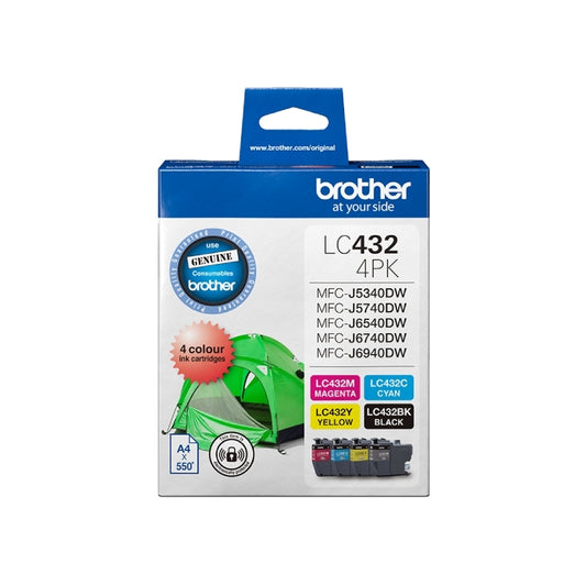 Brother 432 B,C,M,Y pack