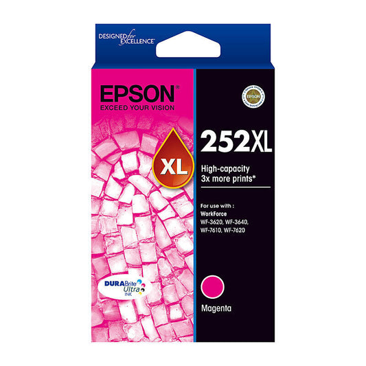 Epson 252 HY Magenta Ink Cart
