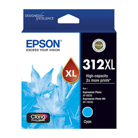 Epson 312 HY Cyan Ink Cart