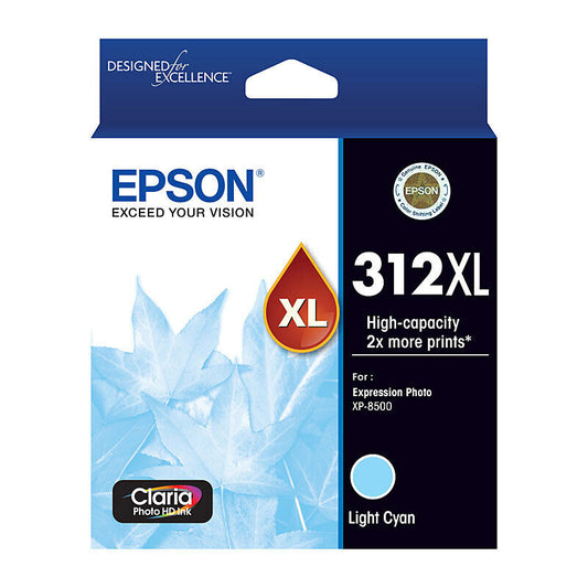 Epson 312 HY Lt Cyan Ink Cart