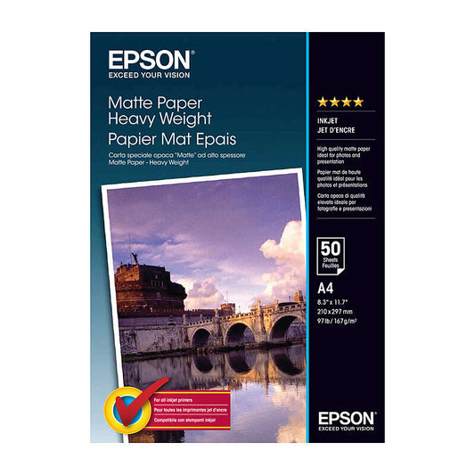 Epson Matte H/W A4  C13S041256