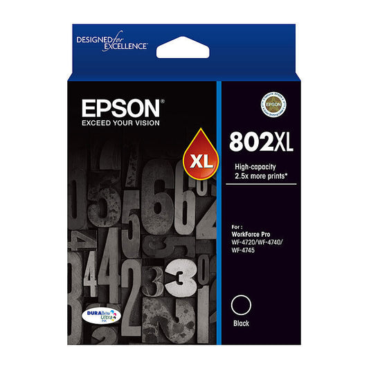 Epson 802 Black XL Ink Cart