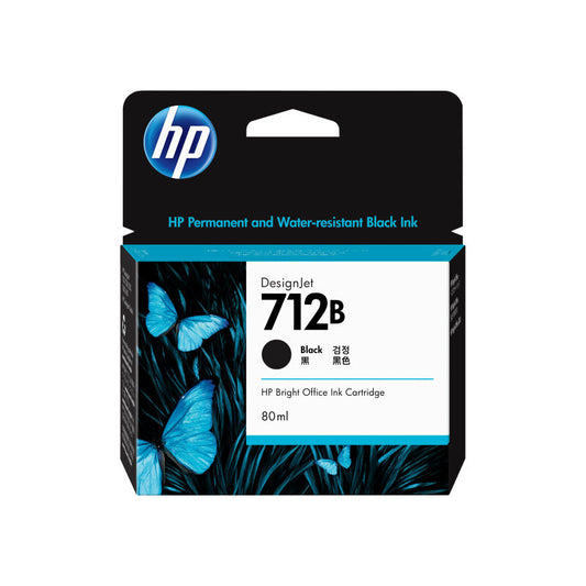 HP #712 38ml  Blk Cart 3ED28A